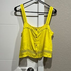 O’NEILL Yellow crop tank